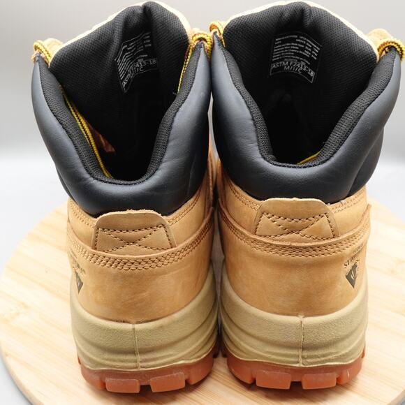 Herman Survivor Mens Boots 13W Workwear Waterproof Lace Up Steel Toe Brown - Picture 5 of 11